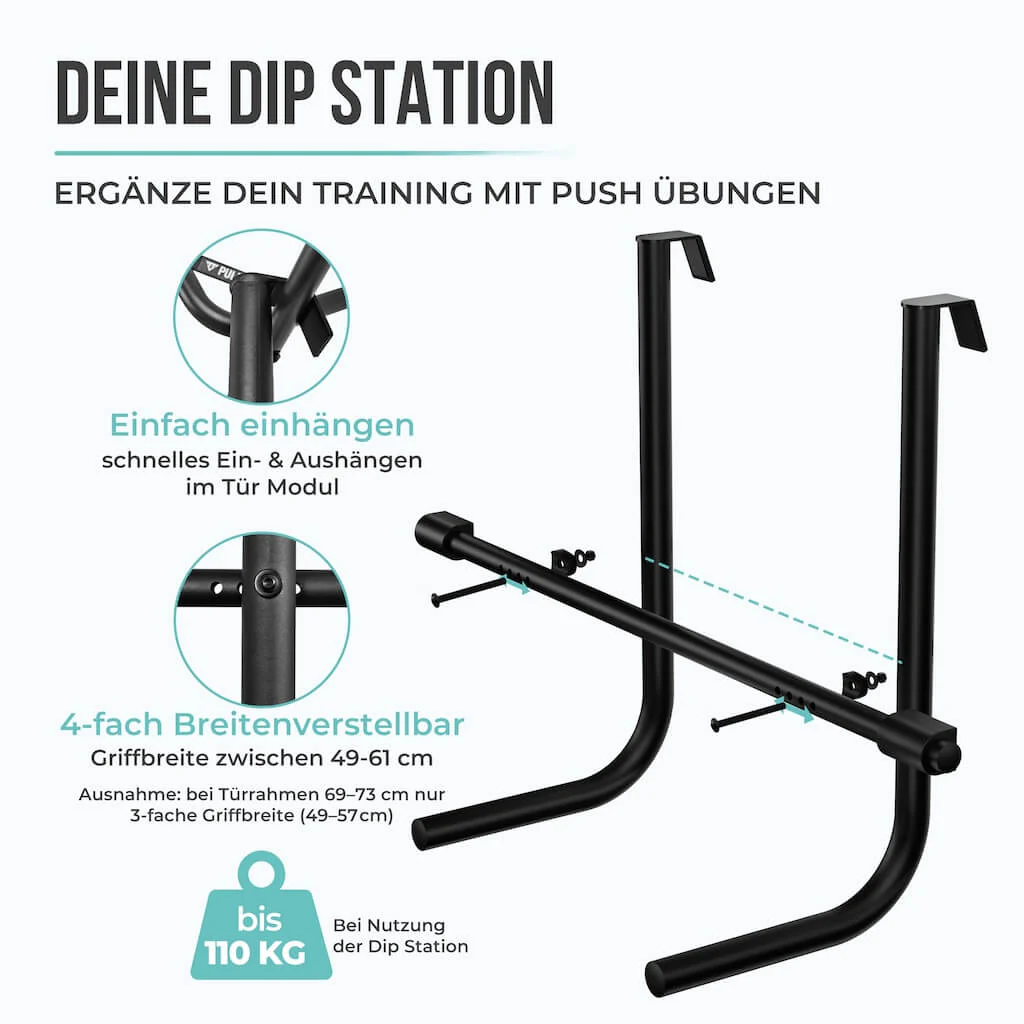 Dip Station für Tür Klimmzugstange - Image 17