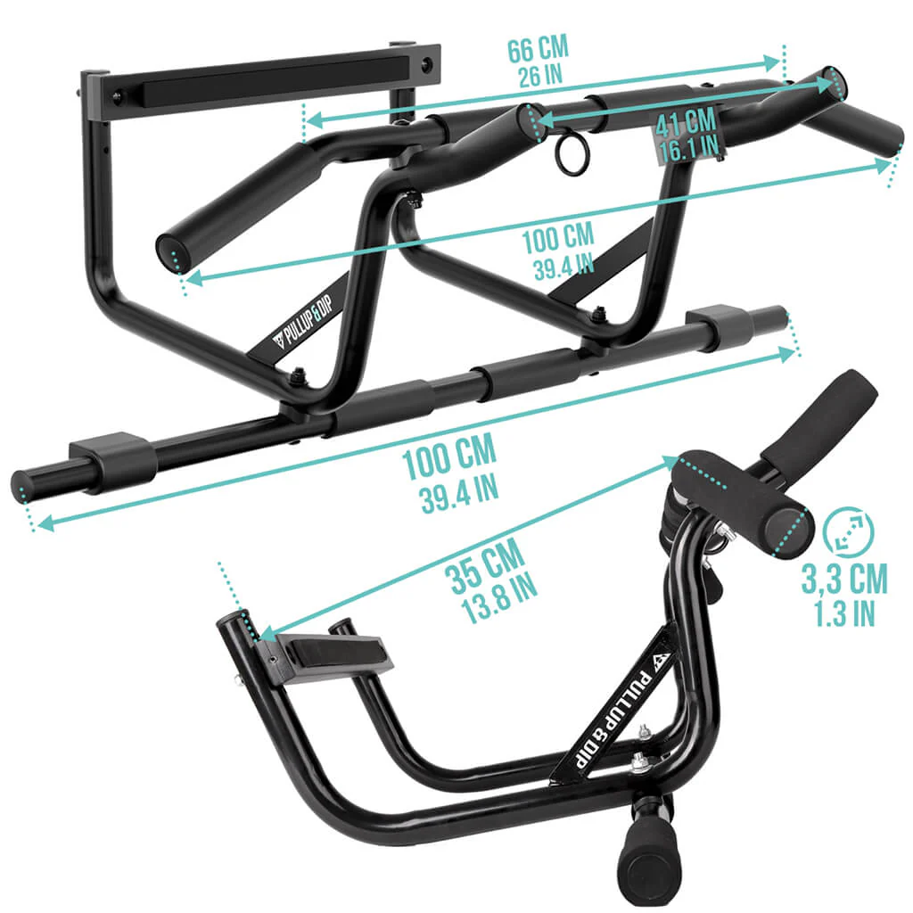 Klimmzug Anfänger Set: Tür Klimmzugstange, Klimmzugbänder 3er Set & Guide Bundle - Image 11