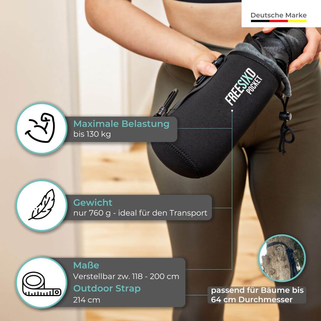 FREESIXD Pocket - Mobiler mini Schlingentrainer für indoor & outdoor - Image 6