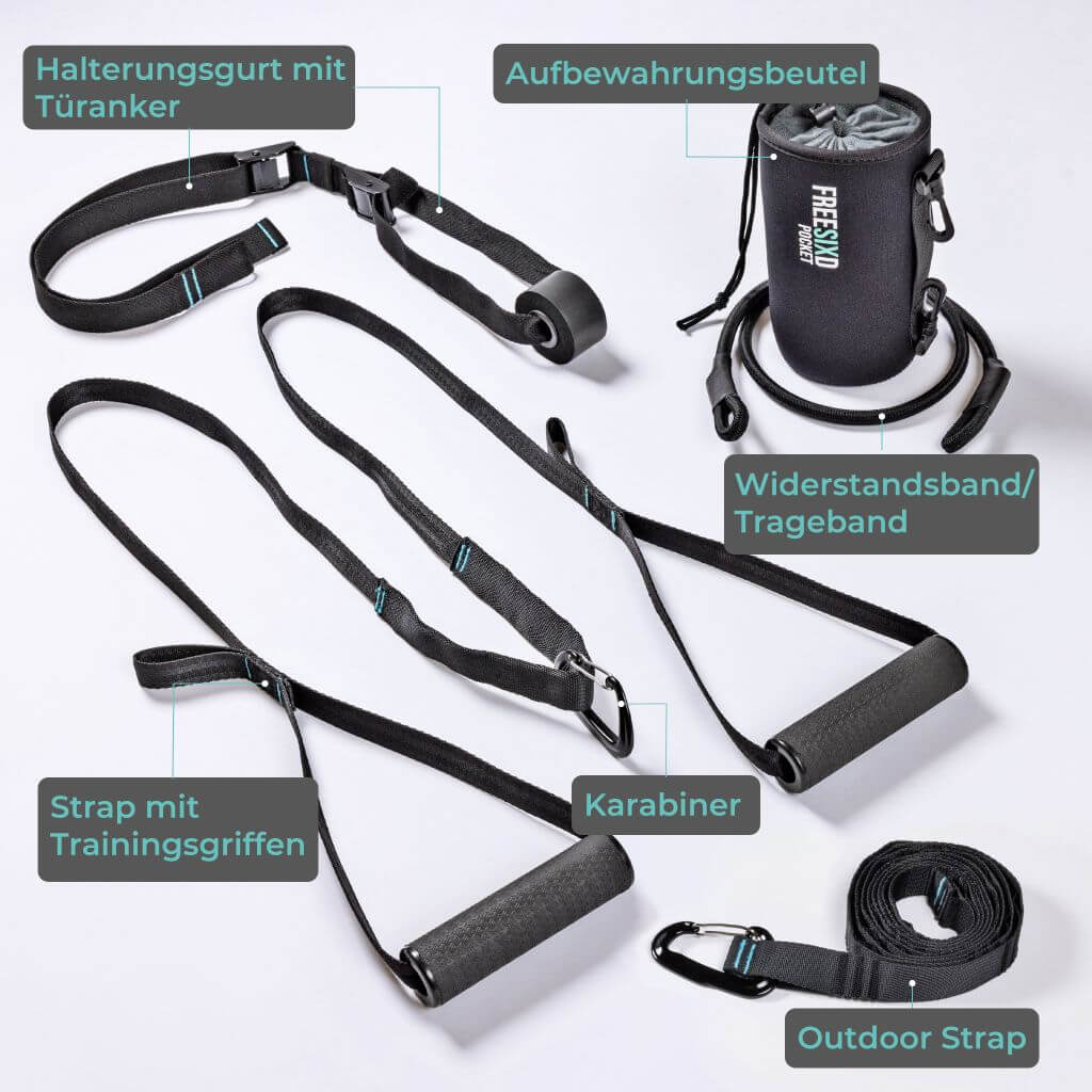 FREESIXD Pocket - Mobiler mini Schlingentrainer für indoor & outdoor - Image 7