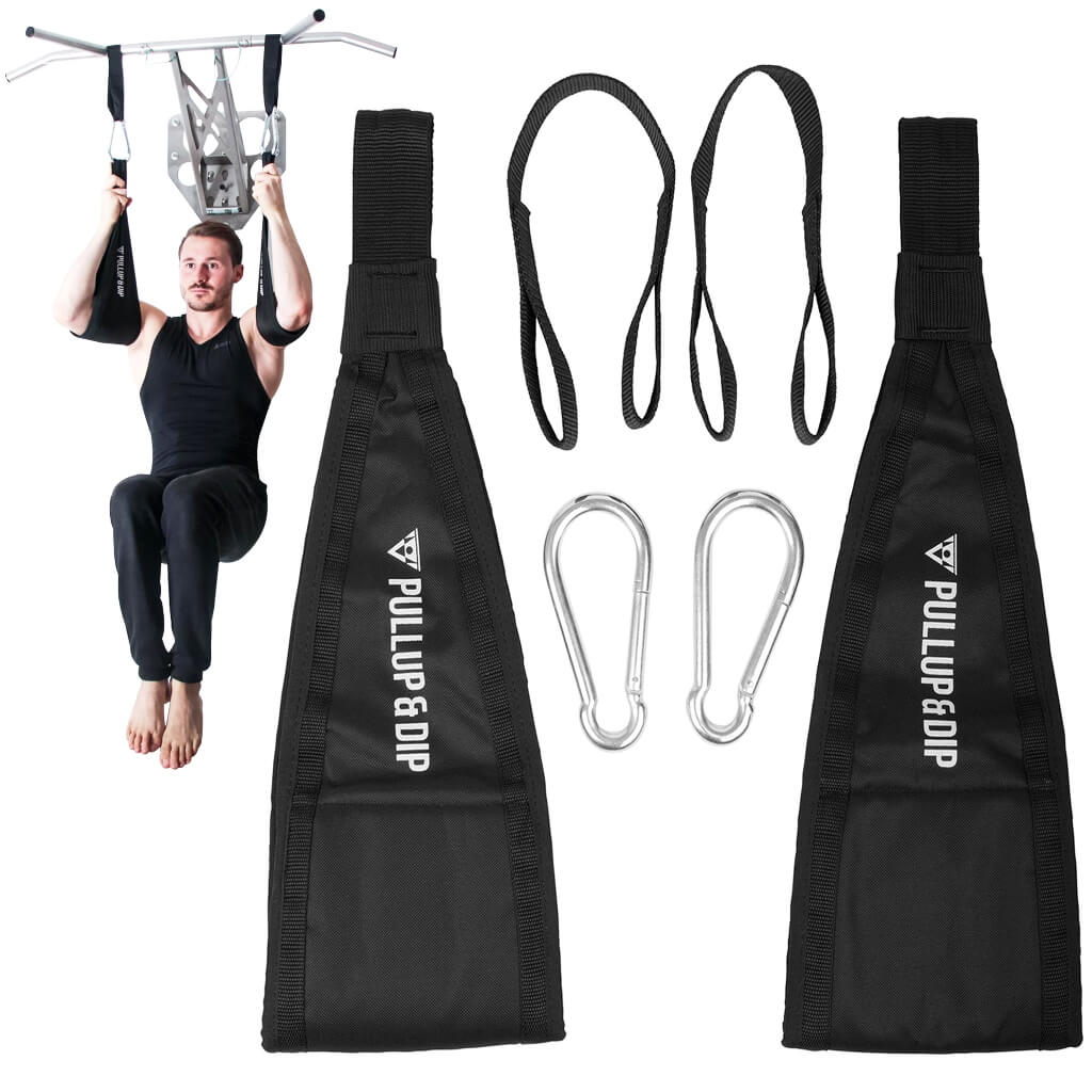 Klimmzugstangen Set: Tür Klimmzugstange + Klimmzugbänder 4er Set + Bauchschleifen - Image 15