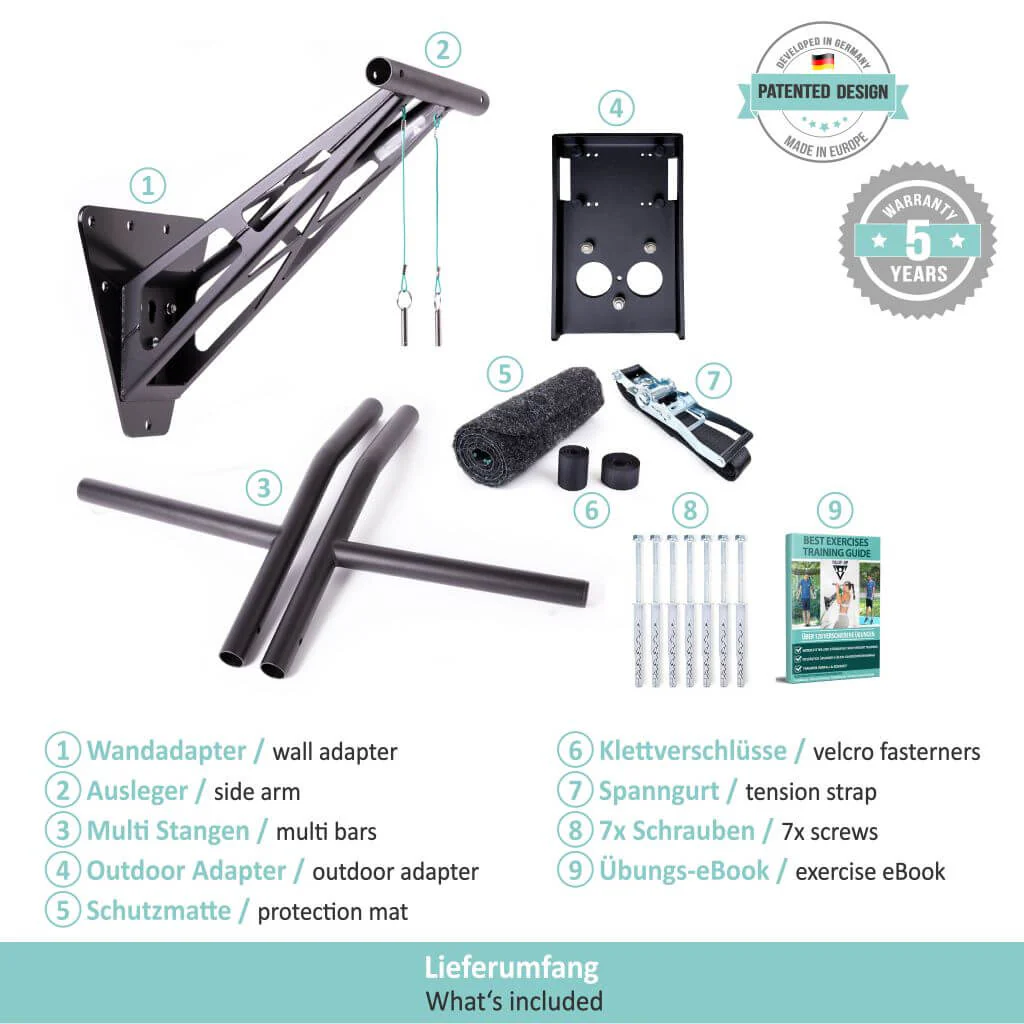 Mobile Klimmzugstange und Dip-Stange für indoor und outdoor, weltweit einzigartig - Image 11