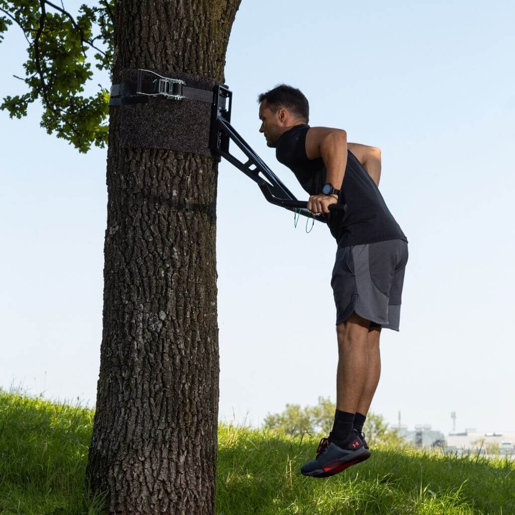 Mobile Klimmzugstange und Dip-Stange für outdoor Training, über 35 Übungen, weltweit einzigartig - Image 3