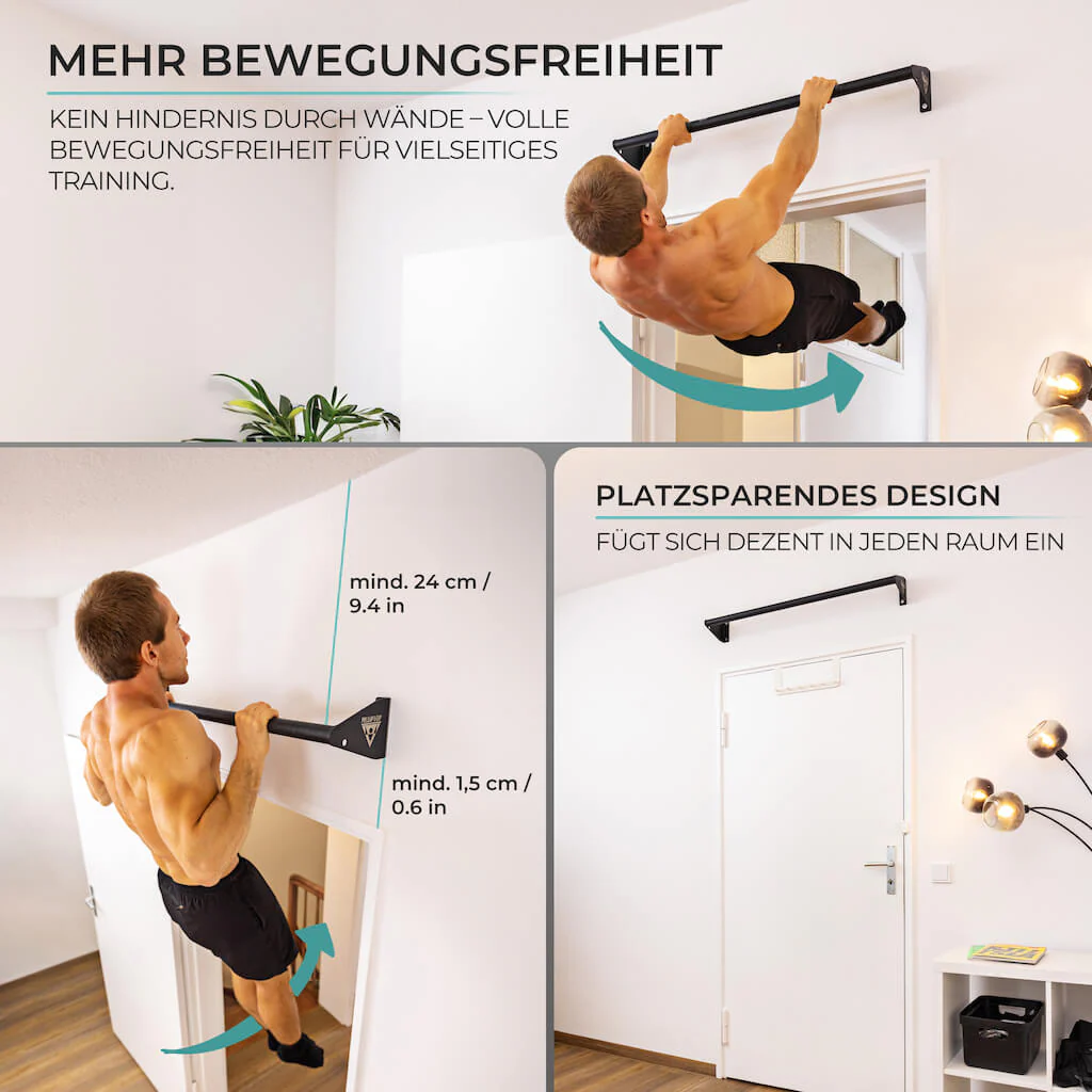 Klimmzugstange zur Wandmontage über dem Türrahmen - Image 2