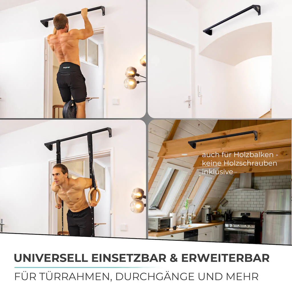 Klimmzugstange zur Wandmontage über dem Türrahmen - Image 3