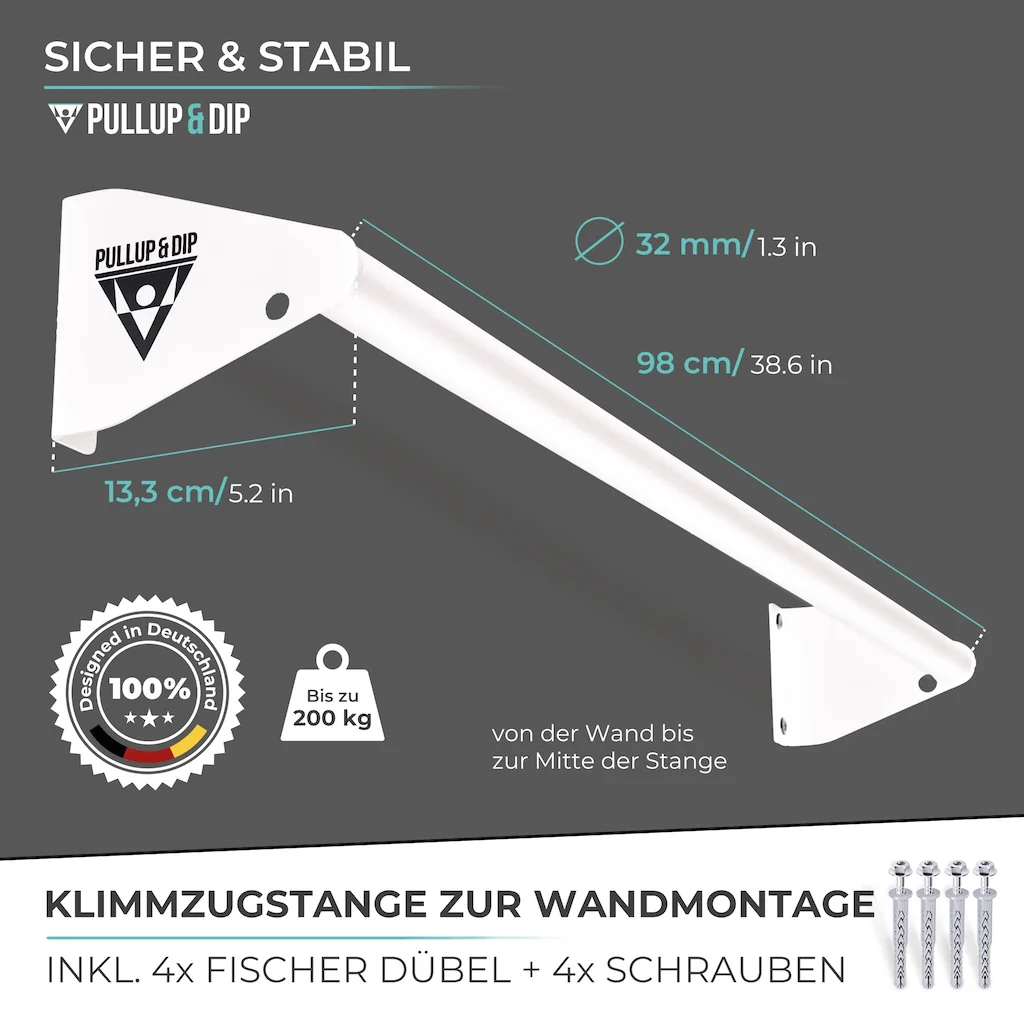 Klimmzugstange zur Wandmontage über dem Türrahmen - Image 9