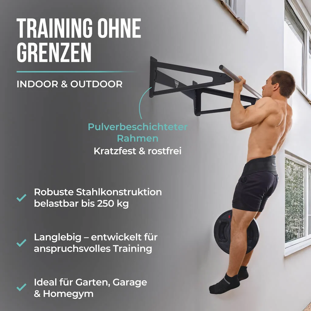 Muscle-Up Bar, Klimmzugstange mit extra Wandabstand - Image 5