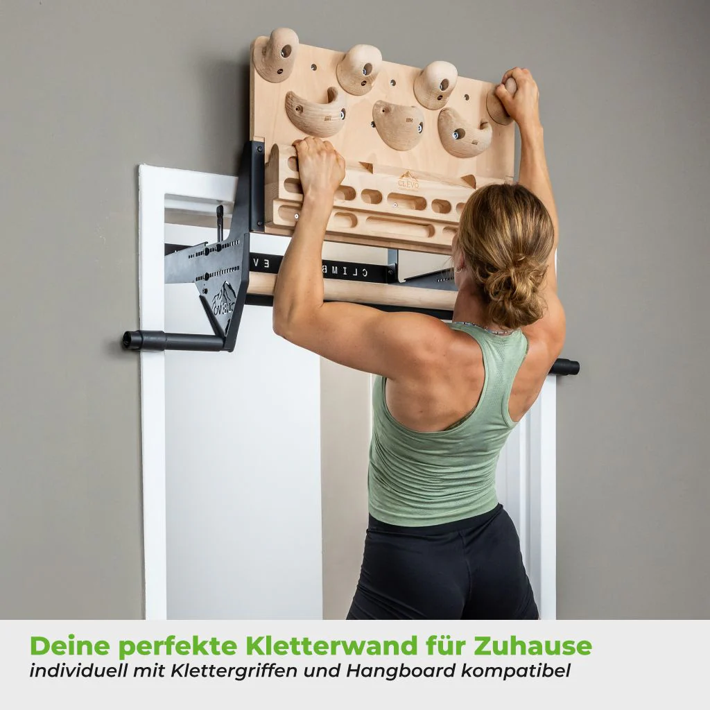 CLEVO Door Pro Board - Holzbrett für Hangboard und Klettergriffe - Image 3