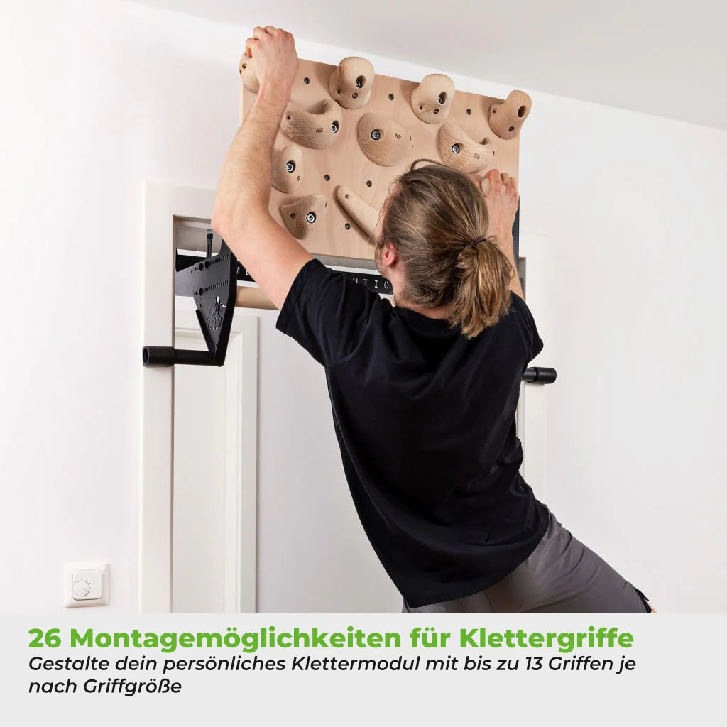 CLEVO Door Pro Board - Holzbrett für Hangboard und Klettergriffe - Image 5