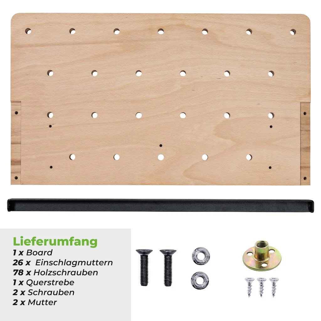 CLEVO Door Pro Board - Holzbrett für Hangboard und Klettergriffe - Image 8